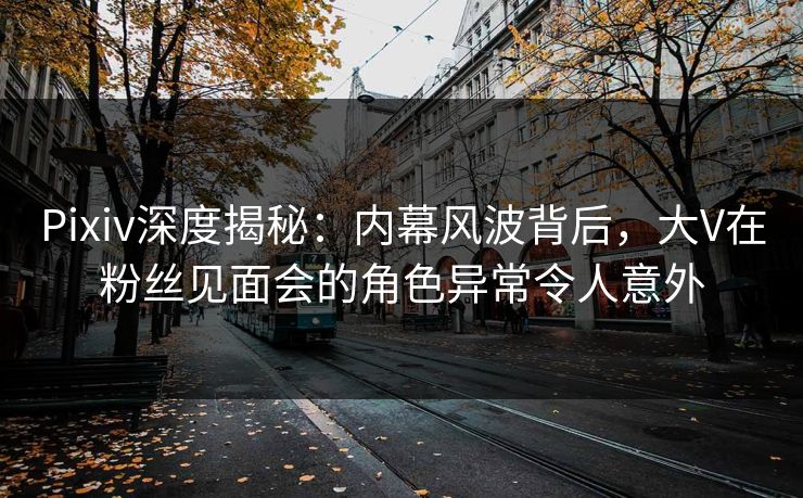 Pixiv深度揭秘:内幕风波背后,大V在粉丝见面会的角色异常令人意外 Pixiv深度揭秘:内幕风波背后,大V在粉丝见面会的角色异常令人意外